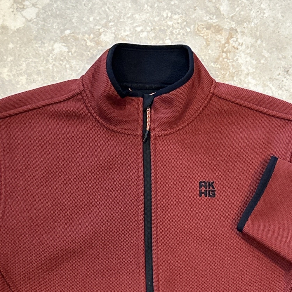 Alaskan‎ Hard Gear by Duluth Graveltec Standard Fit Full Zip Mock Mens Small Red